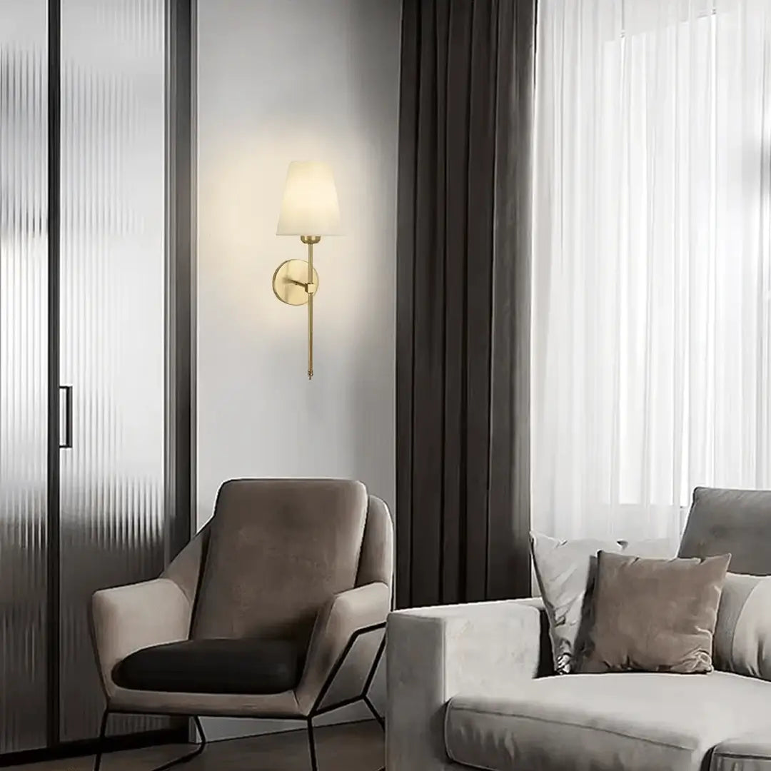 WIRELESS WALL SCONCES (SET OF 2 + 2 BULBS FREE)